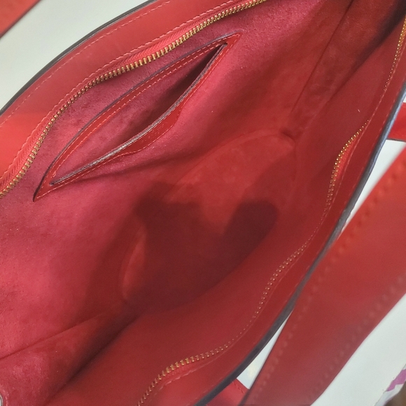 Louis Vuitton Saint Jacques Handbag Red Epi Leather Purse - Picture 10 of 14